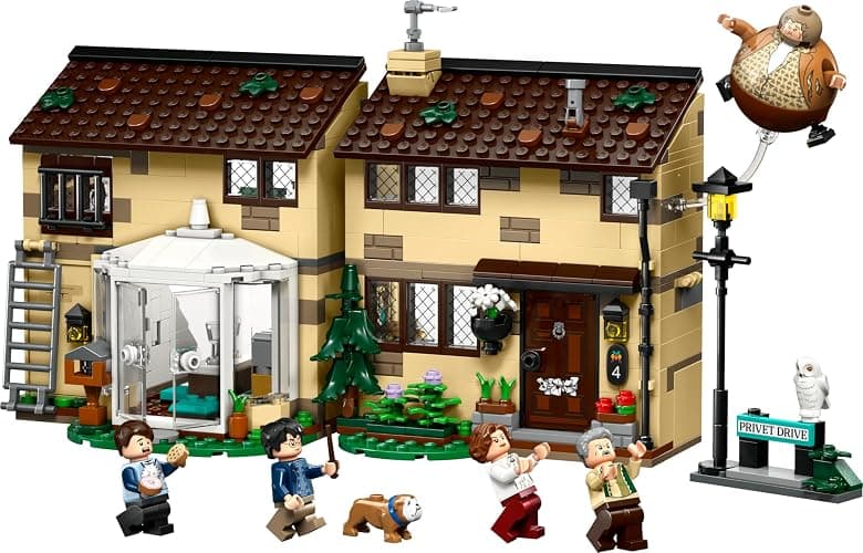 LEGO Harry Potter Privet Drive : La Visite De Tante Marge - Jouet Maison avec Intérieur Détaillé - 5 Minifigurines & Figurine de la Tante Gonflée - Cadeau Prisonnier d'Azkaban Garçon Dès 8 Ans 76451 thumbnail 10