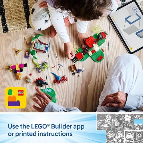 LEGO Marvel Spidey and His Amazing Friends Spidey and Gobby's Raptor Battle at Tree House HQ - Dinosaur Building Toy for Kids, Boys and Girls, Ages 4+ - Preschool Pretend Play Set - Gift Idea - 11200 thumbnail 6