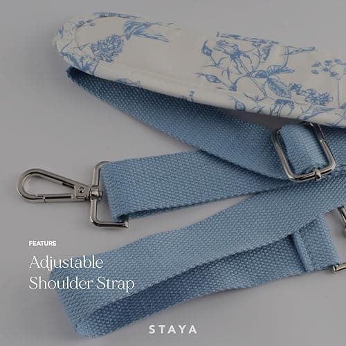 Staya Quilted Duffle Bag - Perfect Travel Companion, Quilted Weekender Bags for Women, (Coastal Grandma) thumbnail 5
