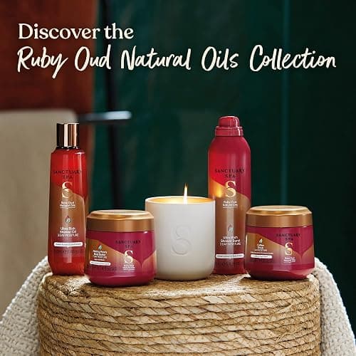 Sanctuary Spa Ruby Oud Shower Burst, No Mineral Oil Shower Gel, Cruelty Free and Vegan Foaming Body Wash, 200ml thumbnail 3