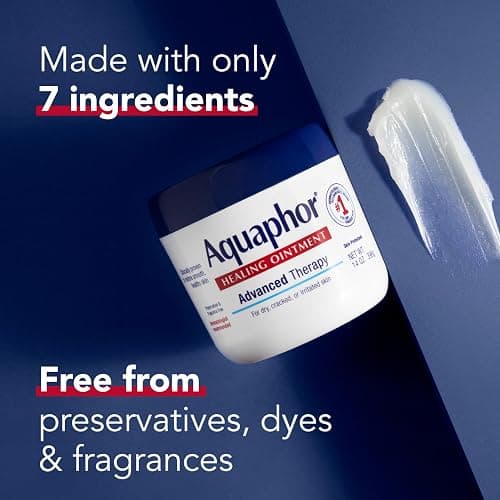 Aquaphor Advanced Therapy Healing Ointment Skin Protectant, 14 OZ | Clinically Proven Skin Protectant Moisturizer for Cracked, Irritated or Dry Skin Relief, Dye and Fragrance Free thumbnail 5