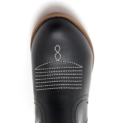 Girls Kids Western Boots Embroidered Cowgirl Cowboy Boots Girls Mid Calf Riding Shoes Little Kid/Big Kid thumbnail 5