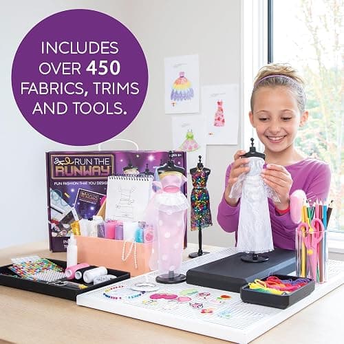 MindWare Run The Runway Fashion Design Kit for 8 Year Olds and Up thumbnail 2