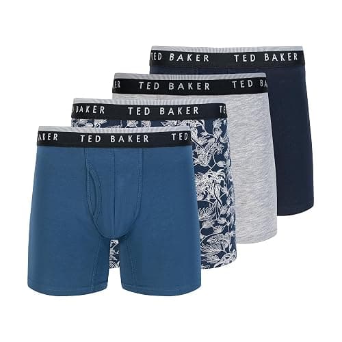Ted Baker Men's 4 Pack Cotton Stretch Boxer Briefs Boxer Briefs - Image 1