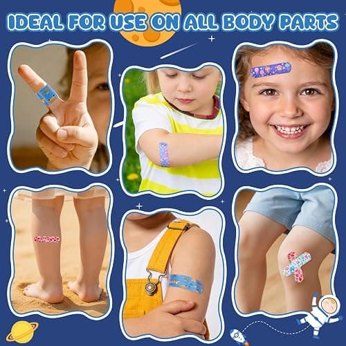 320 Pack Kids Cartoon Bandages, 32 Styles Adhesive Bandages Kid, Flexible Adhesive Colorful Cute Cartoon Bandages for Boys Girls, Waterproof Bandage for Kids Protect Scrapes thumbnail 6