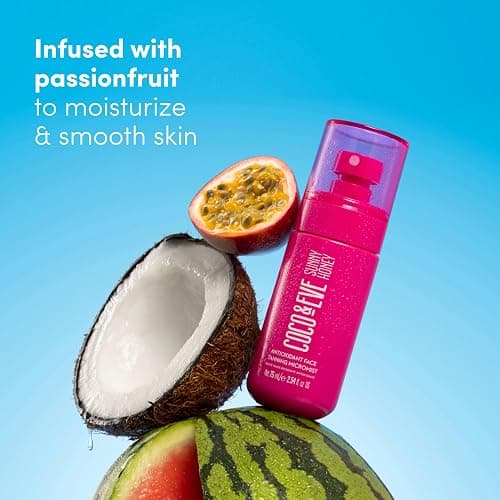 Coco & Eve Antioxidant Tanning Micromist. Sunless Self Tanning Face Mist with Antioxidants to Boost Hydration. Quick, Flawless, Streak Free Face Tan. (2.54 fl oz) thumbnail 8