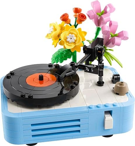 LEGO 31172 Creator Flower and Record Player Toy, Toy, Birthday Present, Blocks, Boys, Girls, Children, 8, 9, 10, Elementary School Students thumbnail 3