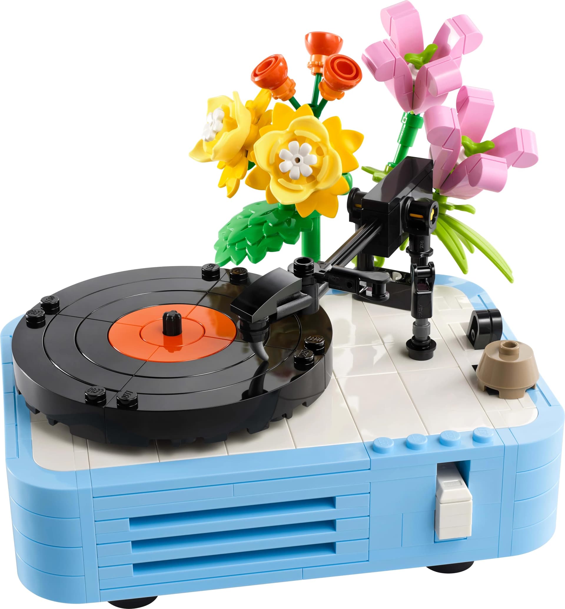 LEGO Creator 3in1 Flower Record Player Toy Rebuild to Microphone and Radio Building Kit for Kids, Musical Toys for 8 Years and Up Creative Gift for Girls and Boys 31172 thumbnail 4