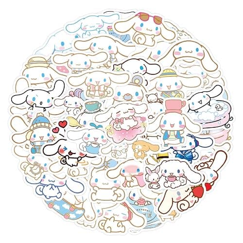 120PCS Cinnamoroll Stickers for Kids,Vinyl Waterproof Decal for Water Bottle Laptop Toy Sticker for DIY Decorate Bumper Phone Hard Hat Kids Teens Gifts (Cinnamorol) thumbnail 4