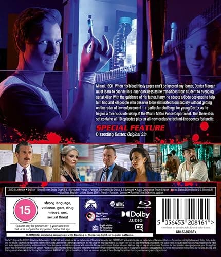 Dexter: Original Sin - Season One [Region A & B & C] thumbnail 3