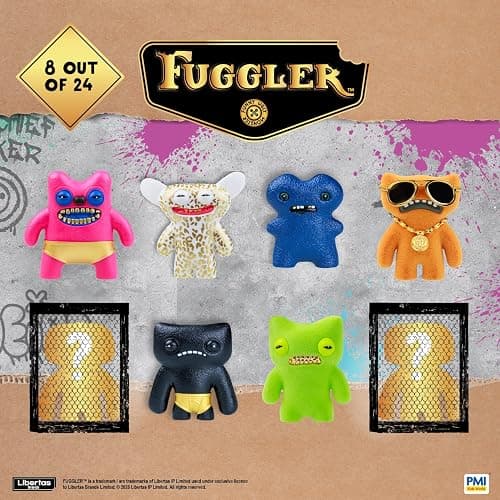 Fuggler Gold Edition Collectible Figures 8 Pack Deluxe Box Mystery Characters 24 Styles Rare Ultra Rare Hidden Figures Official Toy A thumbnail 3