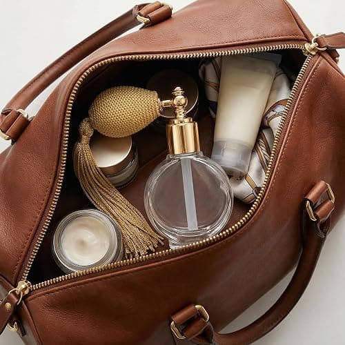 Beavorty Vintage Perfume Spray Bottle Refillable Travel Atomizer with Long Tassels Powder Spray Bottle for Makeup Body Powder and Perfume Compact Flat Round 3.26 X 2.99 X 0.66 in thumbnail 7