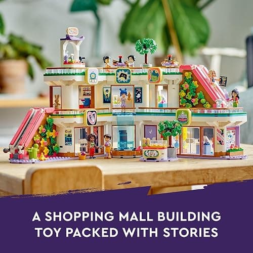 LEGO Friends Heartlake City Shopping Mall Toy, Building Kit with Mini-Doll Accessories for Kids to Build Social Skills and Play Together, Gift Set for 8 Year Old Kids, Girls and Boys, 42604 thumbnail 2