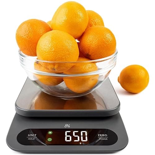 Greater Goods Digital Food Scale for Kitchen & Baking, 10kg/22lb High-Capacity Weight Scale with 1g Precision, Stainless Steel Platform, Hi-Def LCD, Ideal for Bread, Sourdough & Bulk Cooking - Image 1