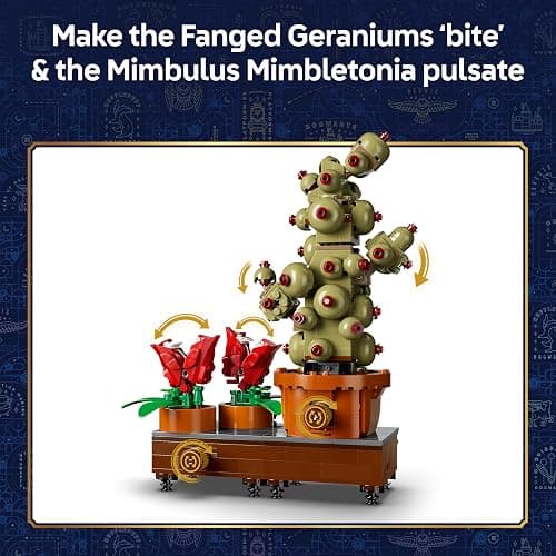 LEGO Harry Potter Hogwarts Herbology Plants - Interactive Toy incl. Artificial Potted Plants w/Flowers - Kids' Room Decor - Gift for 12+ Year Old Girls, Boys & Teenage Fans - 76474 thumbnail 6