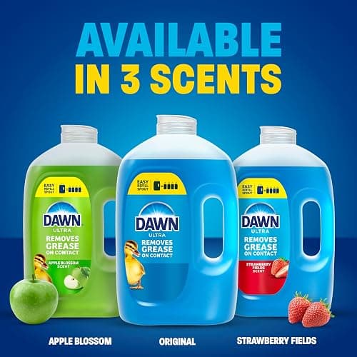 Dawn Ultra Original Dish Soap Refill Jug, Large Size Original Blue Liquid Dishwashing Detergent, Powerful Dawn Dish Soap for Grease, 51.5 oz thumbnail 7