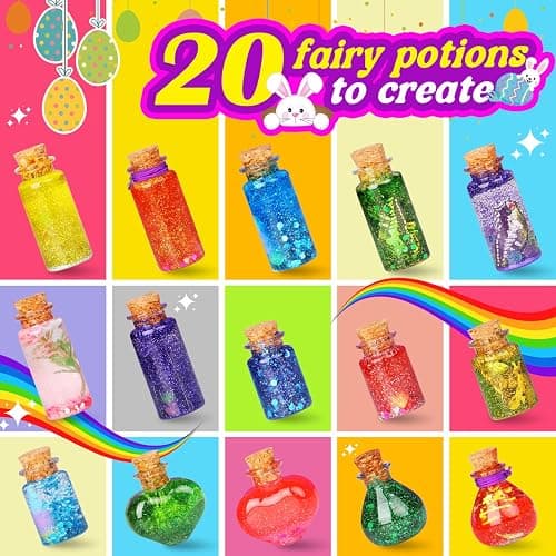 Alritz Fairy Potions Kit, Magic Mix Kit 20 Bottles, Christmas Gifts Decorations Ornaments Garden Crafts Birthday Gifts Toys for Girls and Boys 6 7 8 9 10 11 12+Years Old Families Party Indoor Outdoor thumbnail 6