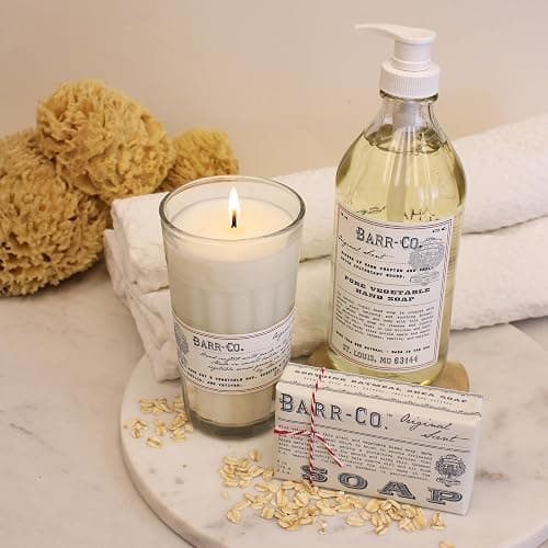 Barr-Co. Original Scent Parfait Glass Candle, 10 oz | Creamy Vanilla Scent, Long Burning Soy Wax Candle, Scented Candles for Home & Bath, 120-Hour Burn Time thumbnail 5