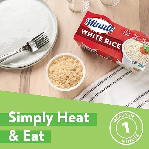 Minute Ready-to-Serve White Rice, Microwavable Rice Cups, 8.8-Ounce Cups (Pack of 8) thumbnail 2