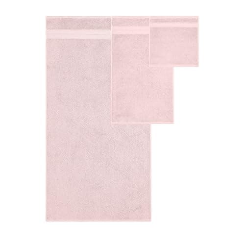 Modern Threads - Spun Loft 6-Piece 100% Combed Cotton Towel Set - Bath Towels, Hand Towels, & Washcloths - Super Absorbent & Quick Dry - 600 GSM - Soft & Plush, Blush thumbnail 6
