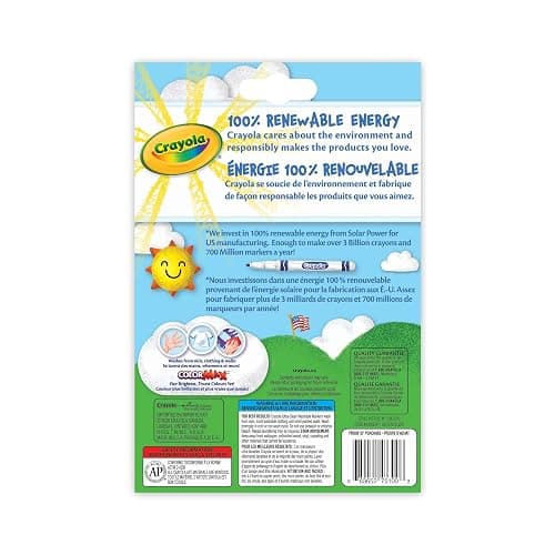 Crayola 12 Washable Fine Line Markers, Original thumbnail 3
