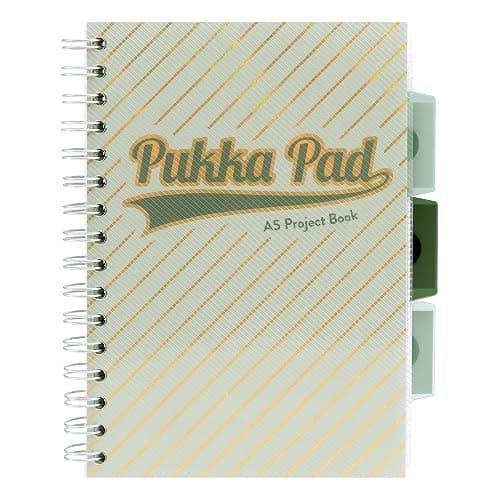 Pukka Pad Haze A5 Project Book – Pack of 3 Wirebound Notebooks with 5 Repositionable Dividers with Storage Pockets and Tabs for Organisation and Personalisation – 200 Pages, 100 Sheets of 80GSM Paper thumbnail 7