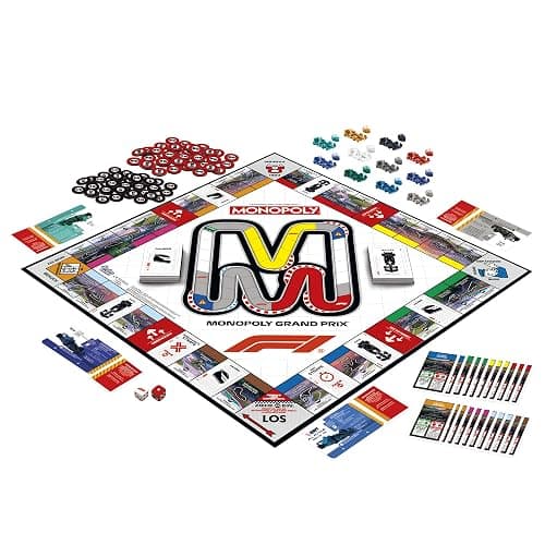 Monopoly F1 Edition Brettspiel | offiziell Lizenziertes Formula 1 Spiel | Familienspiel für Kinder, Jugendliche und Erwachsene | 2 — 6 Spieler | 45 Min. | ab 8 Jahren thumbnail 3