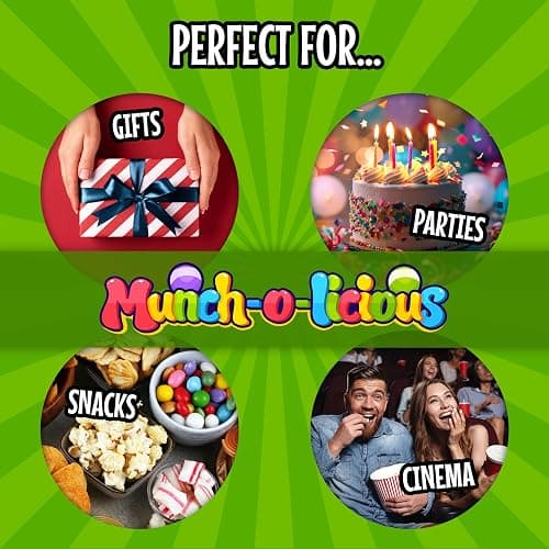 Munch-o-licious Freeze Dried Sweets - NEW 120g - 7 Types/Squashies/Lemon Refresher/Skittles/Chewits/Wham bar/Wham Tastic/Apple refresher thumbnail 7