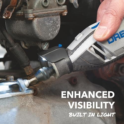 Dremel 4300-5/40 High Performance Rotary Tool Kit with LED Light- 5 Attachments & 40 Accessories - Ideal for Grinding, Cutting, Wood Carving, Sanding, and Engraving thumbnail 4