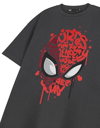 Marvel Spiderman Short Sleeved T-Shirt | Friendly Neighbourhood Spiderman Matching Kids & Adults Tee | Merchandise Gift thumbnail 5