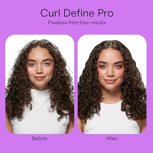 Conair Curl Define Pro Detangler Brush for Curly Hair, Dual-Vent Design with Continuous Grooves, Mixed Bristles for Frizz-Free Detangling, Smoothing, and Curl Definition thumbnail 3
