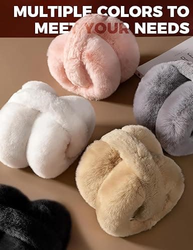 Buauty Ear Muffs Winter Women Men Soft Earmuffs Cute Ear Covers Cold Weather Fluffy Ear Warmers Headband Winter Accessories thumbnail 8