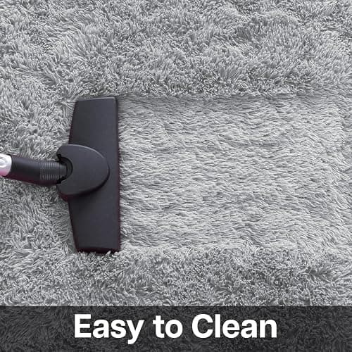 Aspire Homeware Rugs Living Room - Grey Area Rugs for Bedroom Anti Slip - Modern Super Soft Fluffy Shaggy Runner Rug Thick Pile Non Shedding, 60cm x 110 cm - Grey - 60 x 110 cm (Rectangular) thumbnail 6