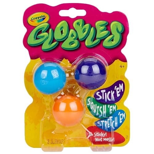 Crayola 74-7291 Globbles 3 in a Package, Assorted Colors - Image 1