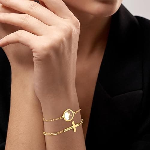 JoycuFF Christian Bracelets for Women Mustard Seed Bracelets Baptism Gifts for Girl Birthday Gifts for Women Her thumbnail 8