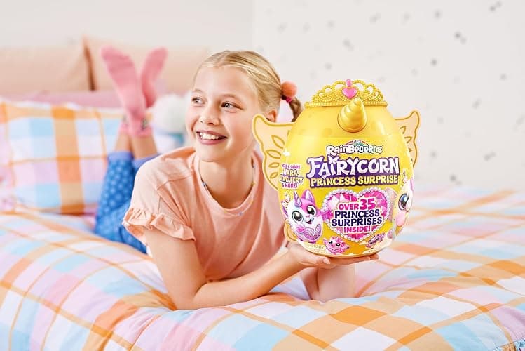 Rainbocorns Fairycorn Princess Surprise (Unicorn) by ZURU 11" Collectible Plush Stuffed Animal, Surprise Egg, Wearable Fairy Wings, Magical Fairy Princess, Ages 3+ for Girls, Children thumbnail 2