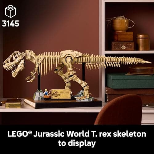 LEGO Jurassic World Dinosaur Fossils: Tyrannosaurus Rex - Building Set for Adults, Ages 18+ - Gift for Birthdays - Home Decor for Bedroom, Office, or Any Room - Collectible DIY Kit - 76968 thumbnail 3