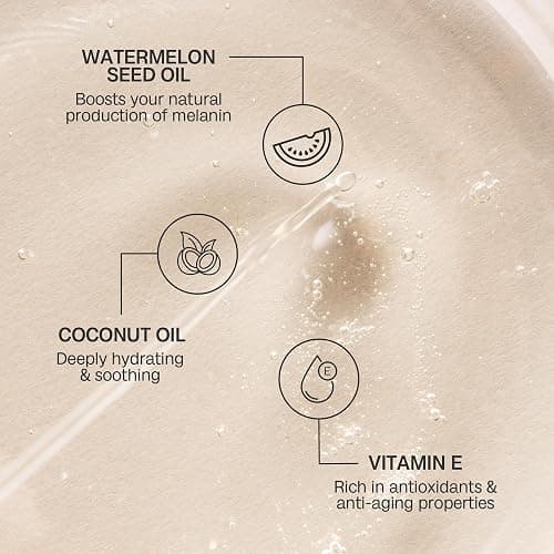 Bali Body Watermelon Tanning Oil SPF 6 | Infused with Natural Oil | Fruity Scent Summer Essential for Golden Deep Glow | Vegan, Cruelty Free (100ml/3.4 fl oz) thumbnail 3