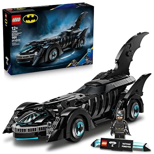 LEGO DC Batman: Batman Forever Batmobile Kids Toy - Building & Learning Toy for Girls & Boys, Ages 12+ - Model Car with Minifigure Included - Gift Idea for Birthdays - 76304 - Image 1