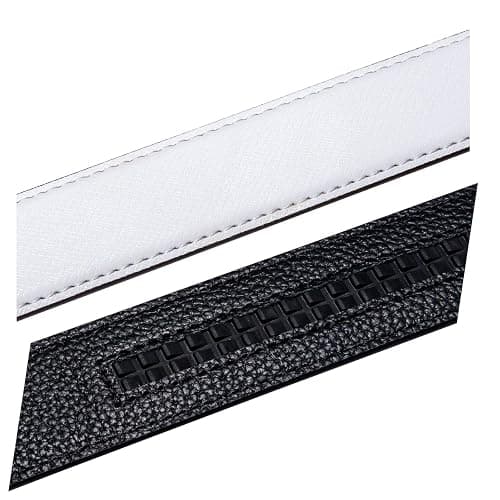 Dubulle Designer Mens Belts, Sliding Automatic Buckle Ratchet Dress Belt TOP Genuine Leather Strap Gifts thumbnail 7