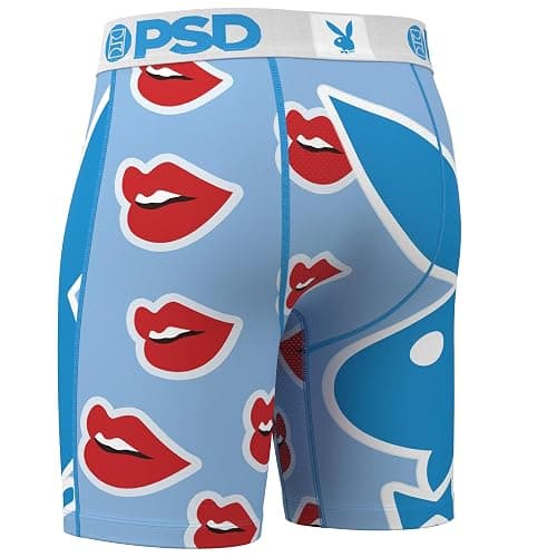 PSD Men's Playboy Bunny Boxer Briefs, Breathable Men's Underwear, Moisture-Wicking Fabric thumbnail 4