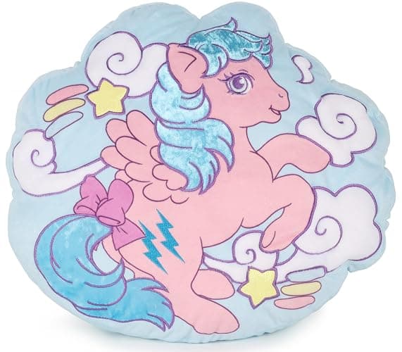 Jay Franco Shaped Decorative Pillow – 15 Inch Kids Ultra-Soft Stuffed Plushie & Cozy Throw Pillow, Official Licensed Product, Blue - My Little Pony - Image 1