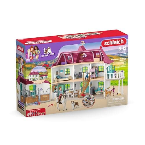 Schleich Horse Club - 179 PC Lakeside Country House and Stable Playset with Horse Figurines, Poseable Characters and Accessories - Realistic Farm Toys for Girls and Boys - Kids Ages 5+ | 42706 thumbnail 17