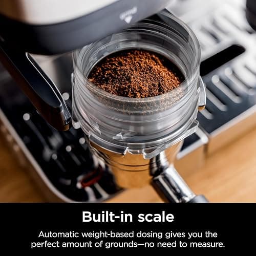 Ninja Luxe Café 3-in-1 Espresso, Drip Coffee and Cold Brew Machine | Intergrated Coffee Grinder, Milk Frother, Assisted Tamper & Built-In Espresso Accessory Storage | Stainless Steel | ES601 thumbnail 8