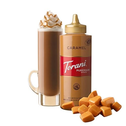 Torani Puremade Sauce, Caramel, 16.5 Ounces(Pack of 4) thumbnail 3