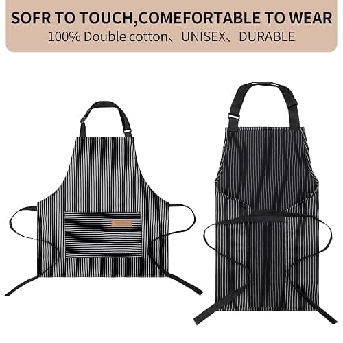 Kids Apron with Pocket,Adjustable Children's Waterproof Cooking Apron,kids Kitchen Bib Aprons for Cooking Baking Painting thumbnail 4