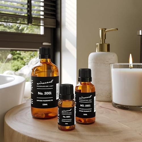 AirScent Baccarat Rouge Inspired Diffuser Oil - Perfume Dupe - Premium Fragrance Oil No. 5001 for Ultrasonic and Waterless Diffusers and Crafting - 10 mL, 0.34 fl oz Glass Dropper Bottle thumbnail 8