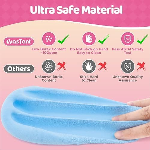 YasTant 56 Pack Butter Slime Kit for Girls and Boys Ages 3-12, Non Sticky Kids Slime Kits 3-12, Small Slime Party Favors with Charms, Cutters, and 4 Creative Playing Modes thumbnail 7