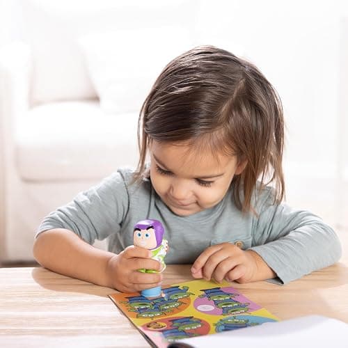 Melissa & Doug Sticker Wow!™ 24-Page Activity Pad and Sticker Stamper, 300 Stickers, Arts and Crafts Fidget Toy Collectible Character – Disney Buzz Lightyear - for Kids Ages 3+ - FSC Certified thumbnail 2