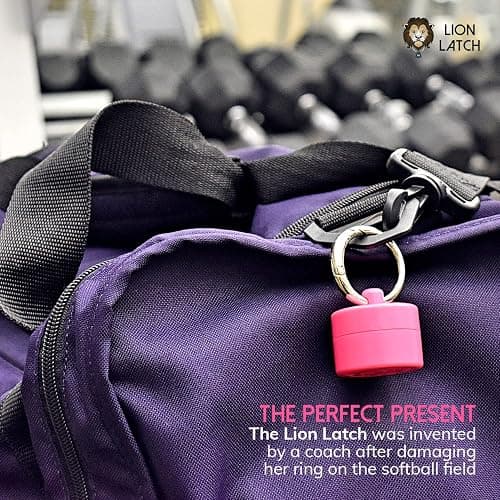 Lion Latch Travel Jewelry Box Case, Ring Holder on Shark Tank - Ring Holder for Women Girls with Keychain, Small Jewelry Organizer Boxes, Portable Ring Keeper Key Chain, Jewelry Storage Case thumbnail 8